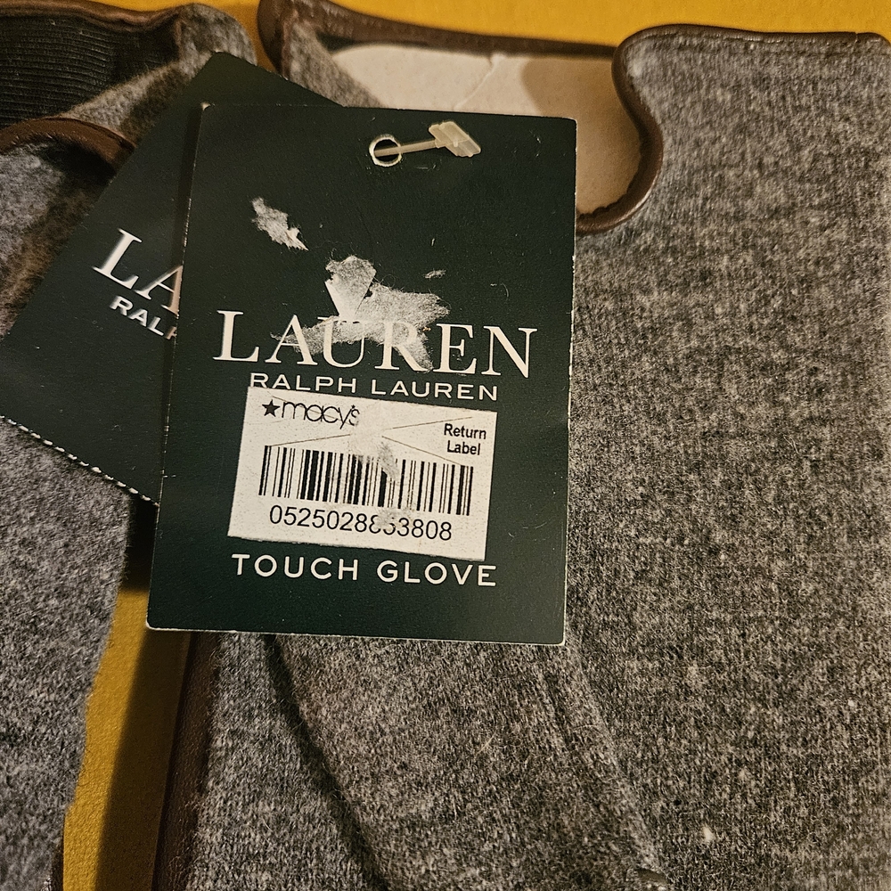 Ralph Lauren Brown Leather Gloves - Picture 4 of 5